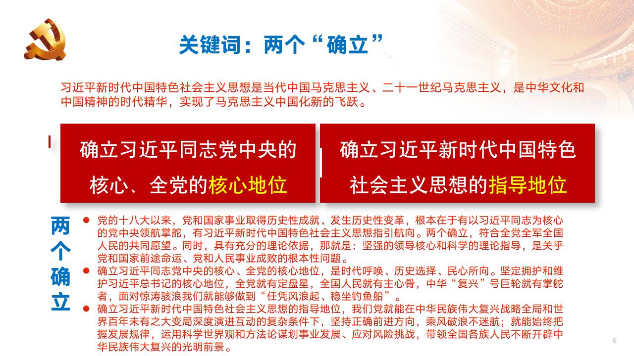 深入学习贯彻十九届六中全会精神